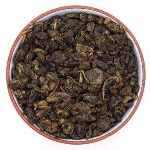 Зеленый ароматизированный чай "Ганпаудер виноградный"