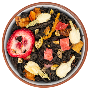 Черный ароматизированный "Яблочный глинтвейн "